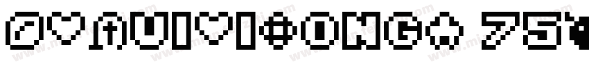 HYRuiYiSongX 75WTrueType字体转换